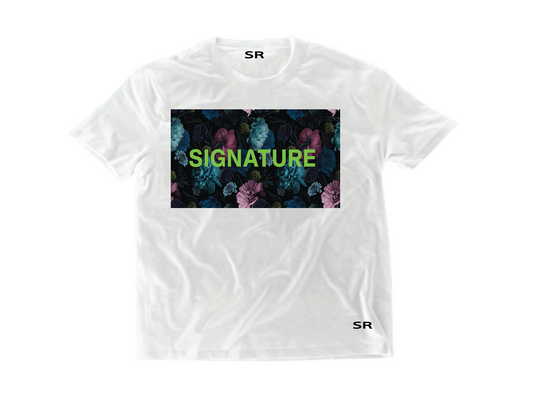 Signature Flower White T-Shirt